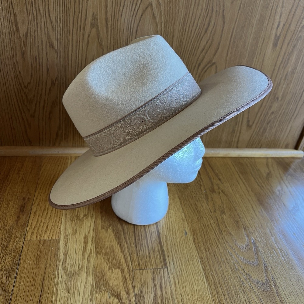 Lack Of Color Fedora Hat 100% Australian Wool Size Medium - Picture 4 of 15